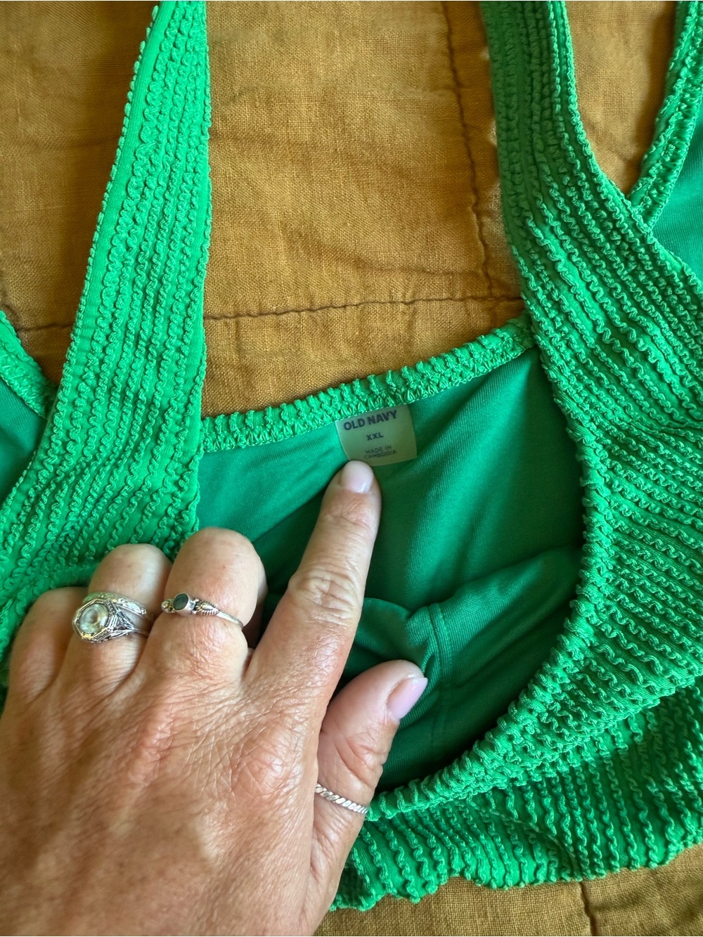 High waisted bikini set 💚GREEN💚 - Picture 3 of 7
